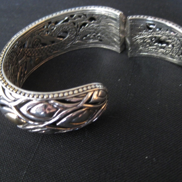 JOHN HARDY silver-gold-lacquer kick cuff bracelet - Picture 5 of 5